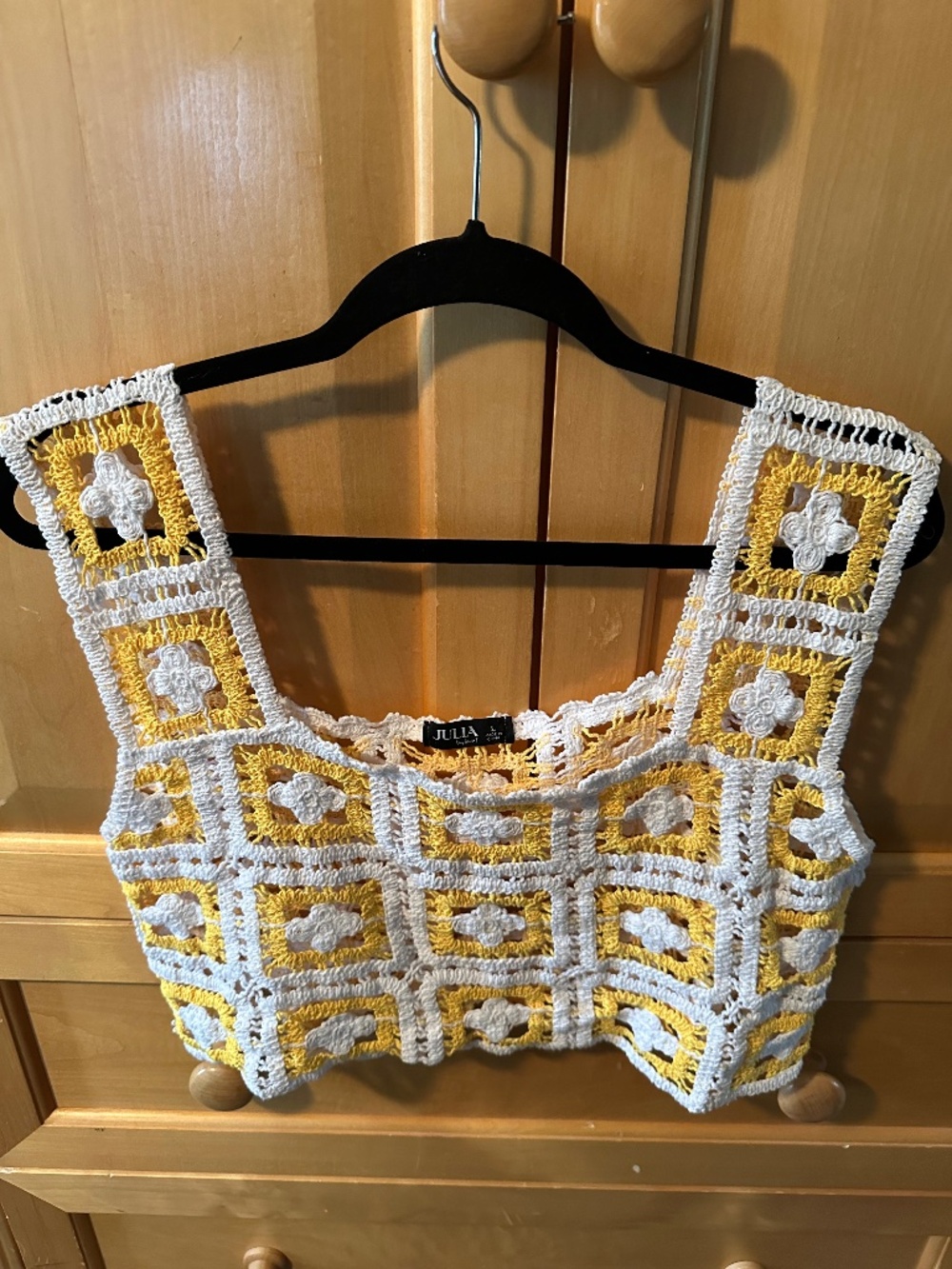 Julia by Love J Crochet Crop Top large